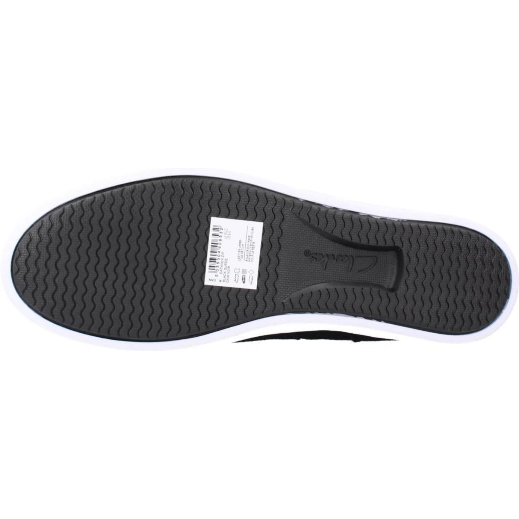 Sneakers de  Mujer de la marca CLARKS  modelo CATWICK ZIP NEGRO
