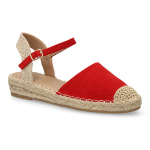 Alpargata mujer yute comoda cierre de hebilla