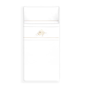 Triptico Minicuna Cigueña Oso Bco/Beig