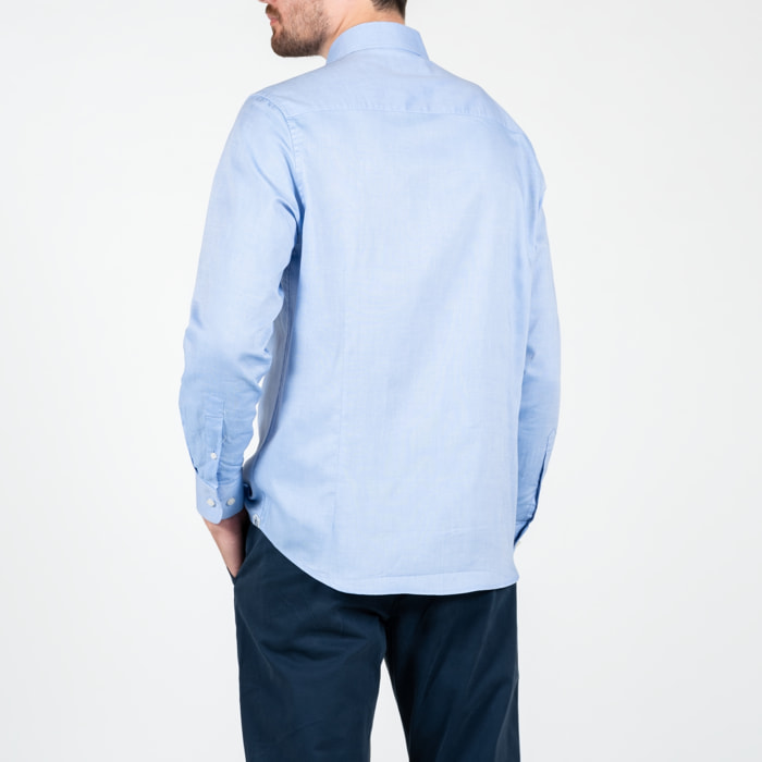 Camicia oxford con ricamo alloro Polo Club St Martin