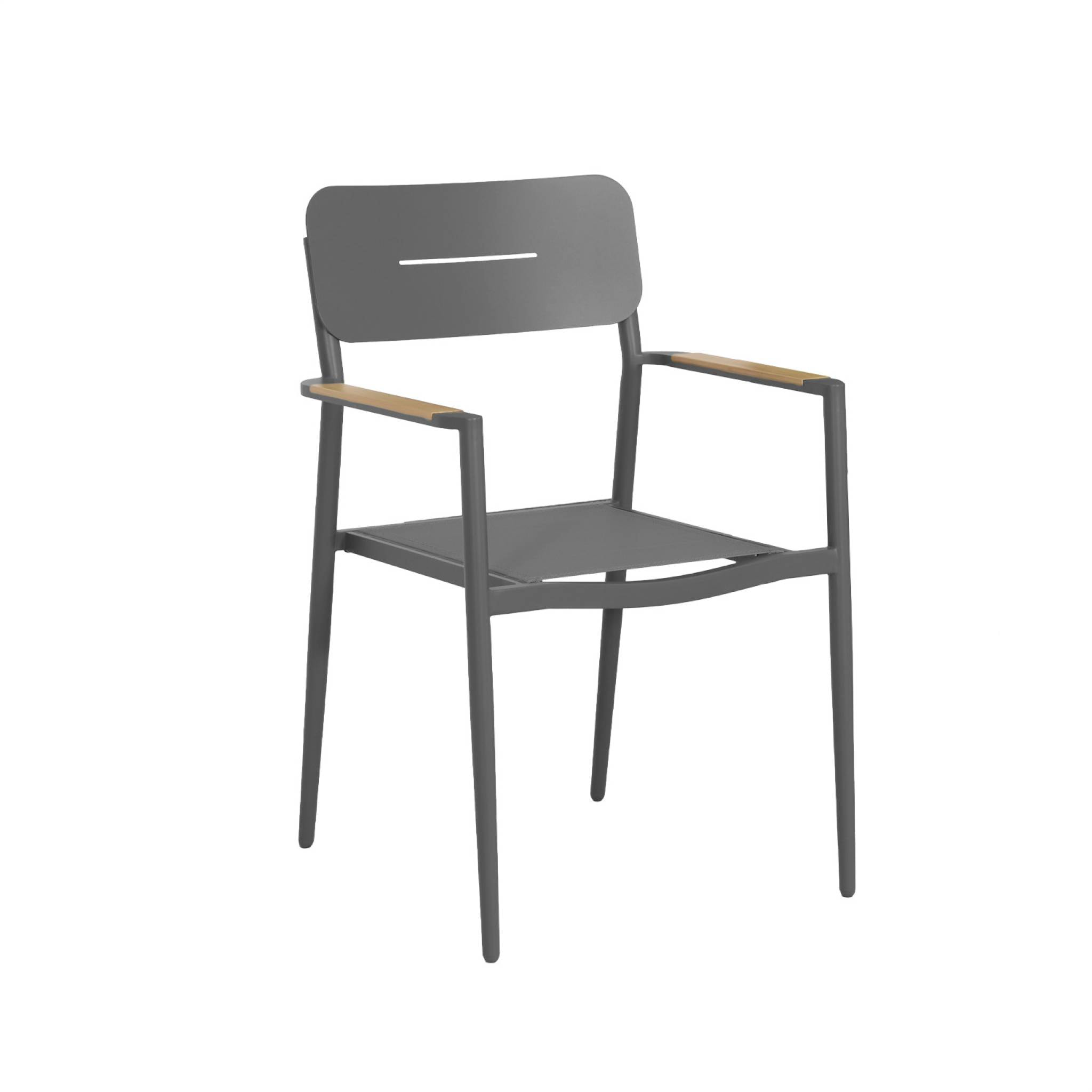 Fauteuil de jardin aluminium et textilène (lot de 2) FIRA