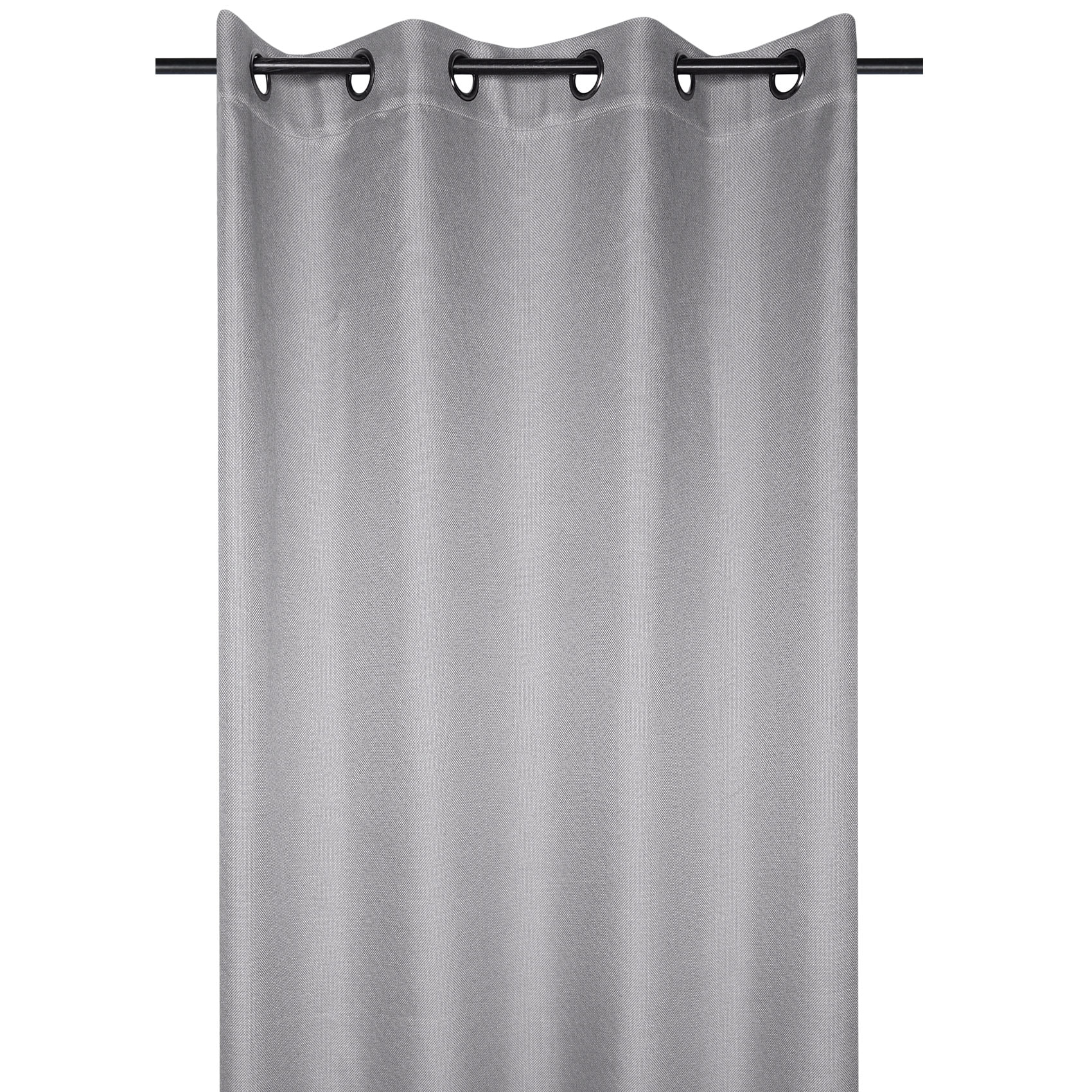 Rideau occultant doublure polaire - Gris Perle