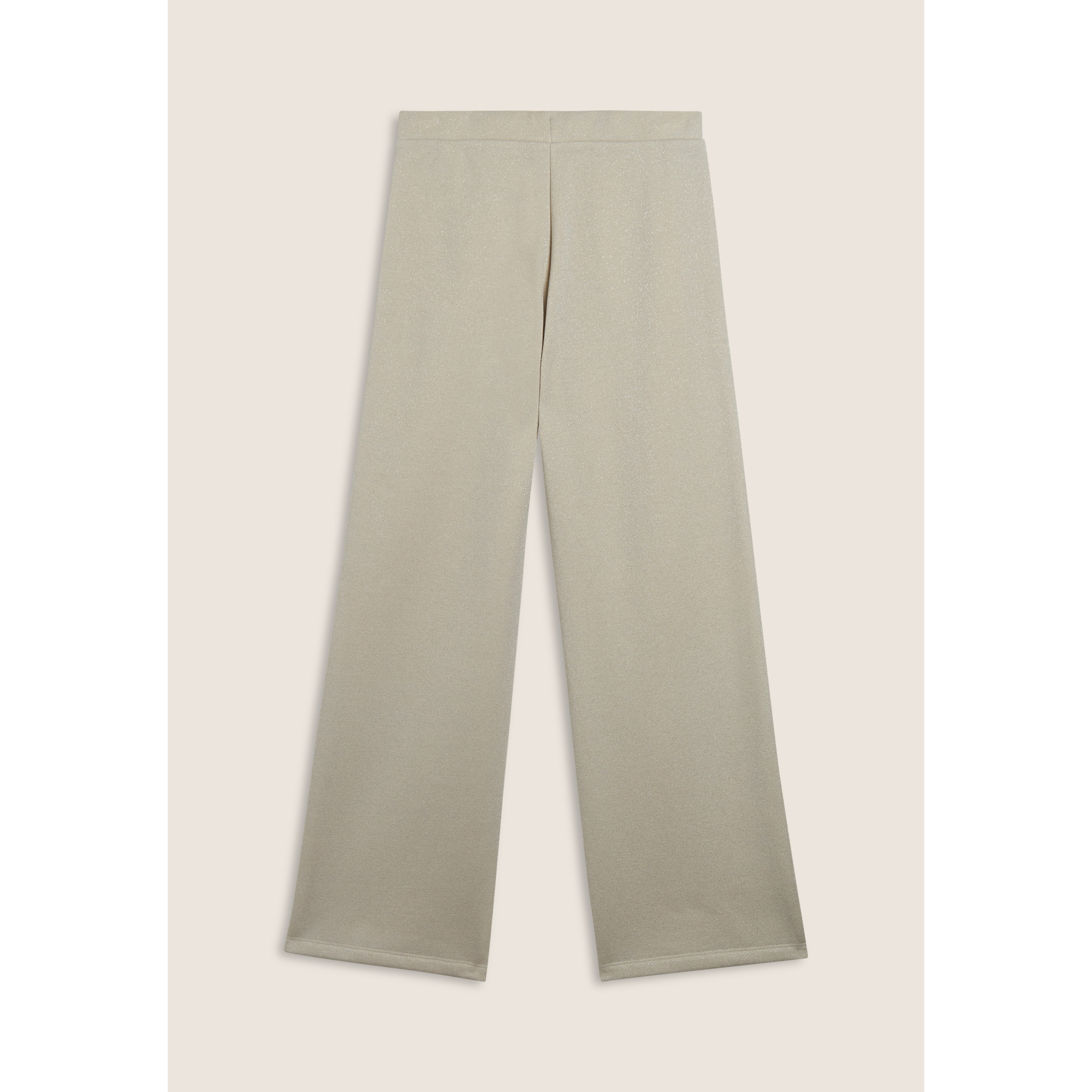 Pantaloni donna wide leg mélange lurex