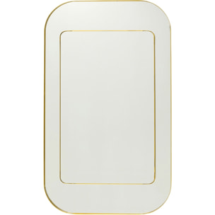 Miroir Double Row doré Kare Design