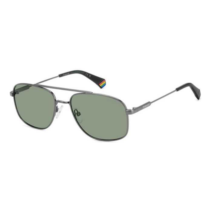 Gafas de Sol Polaroid PLD 6235/S/X ASR Polarizadas de Metal Hombre 56 mm