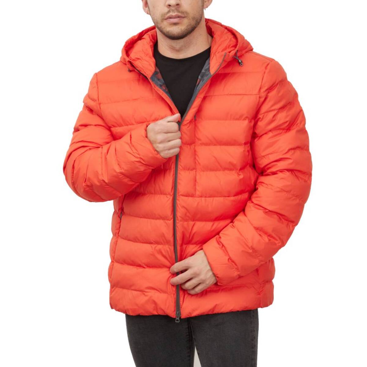Abrigos Hombre de la marca GEOX  modelo M2628A T2937 M DENNIE HOOD JACKET NARANJA