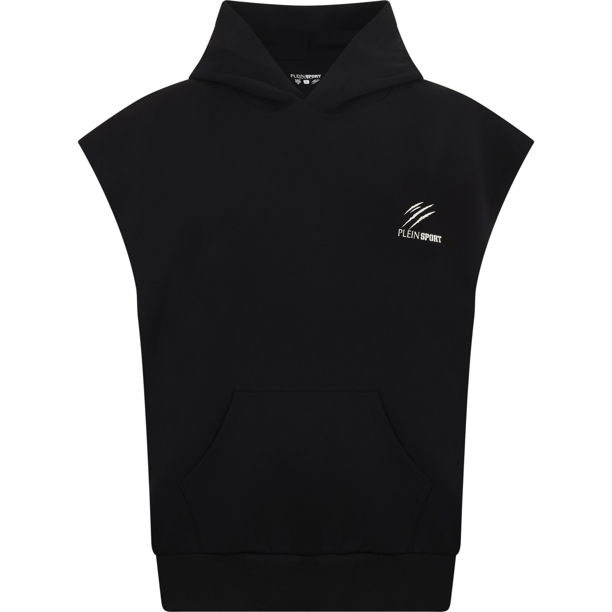 PLEIN SPORT Pique Hoodie Vest Icon