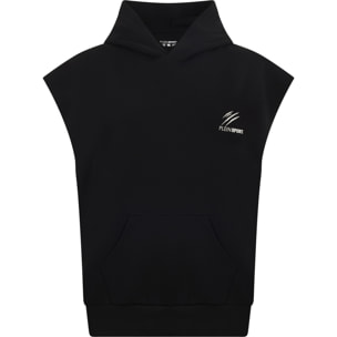 PLEIN SPORT Pique Hoodie Vest Icon