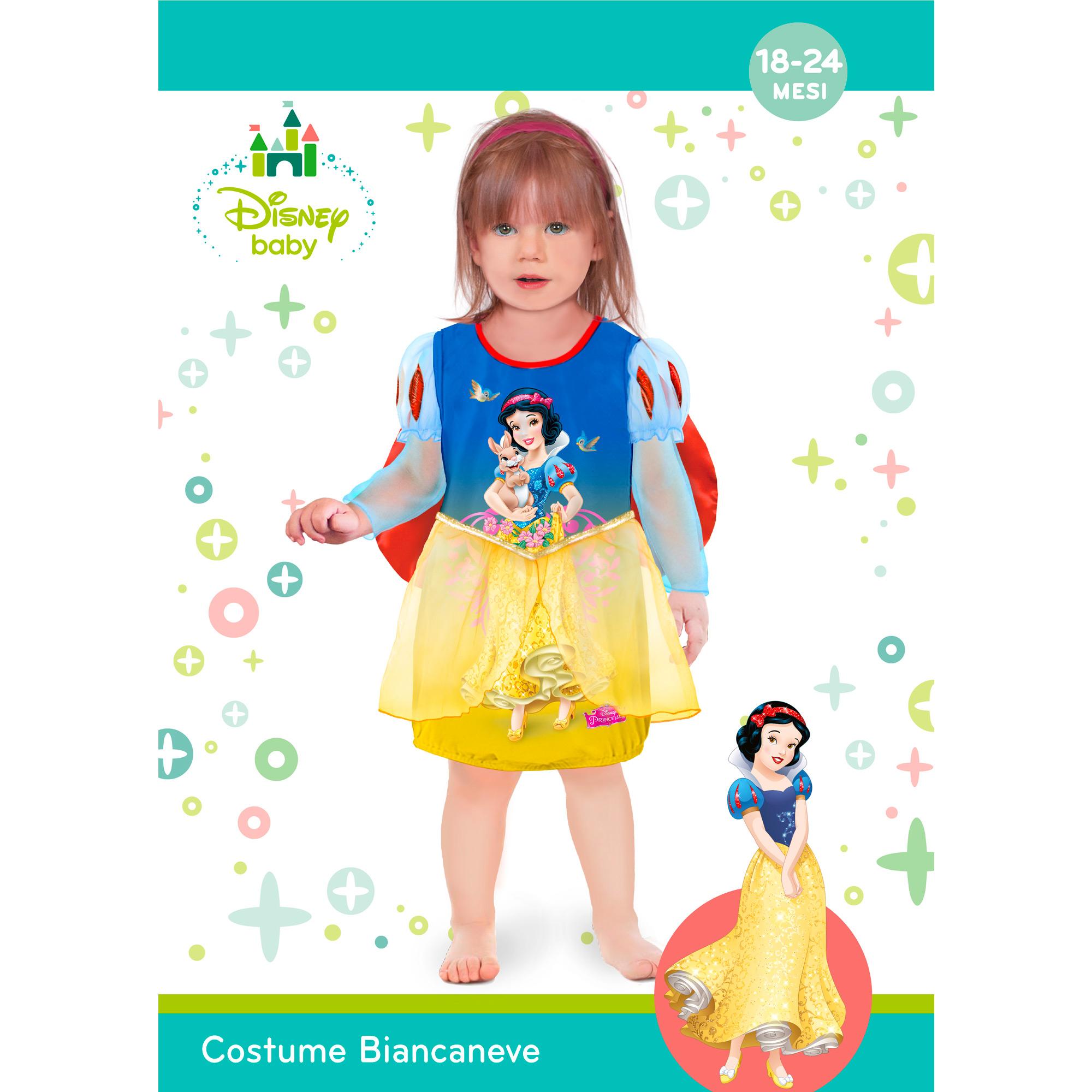 Vestito Disney Baby Biancaneve Con Mantellina Bambina