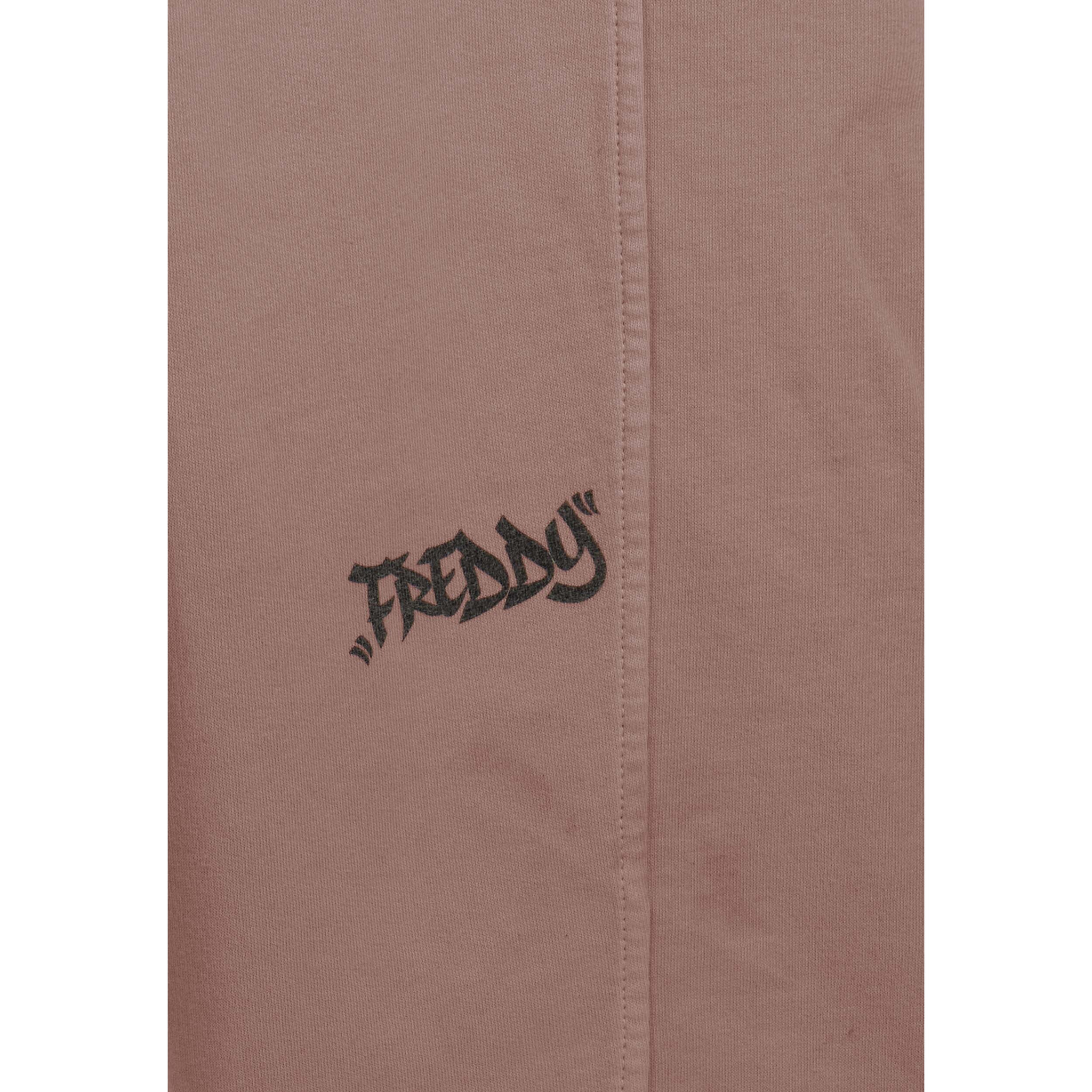 Pantaloni balloon in felpa con logo street art