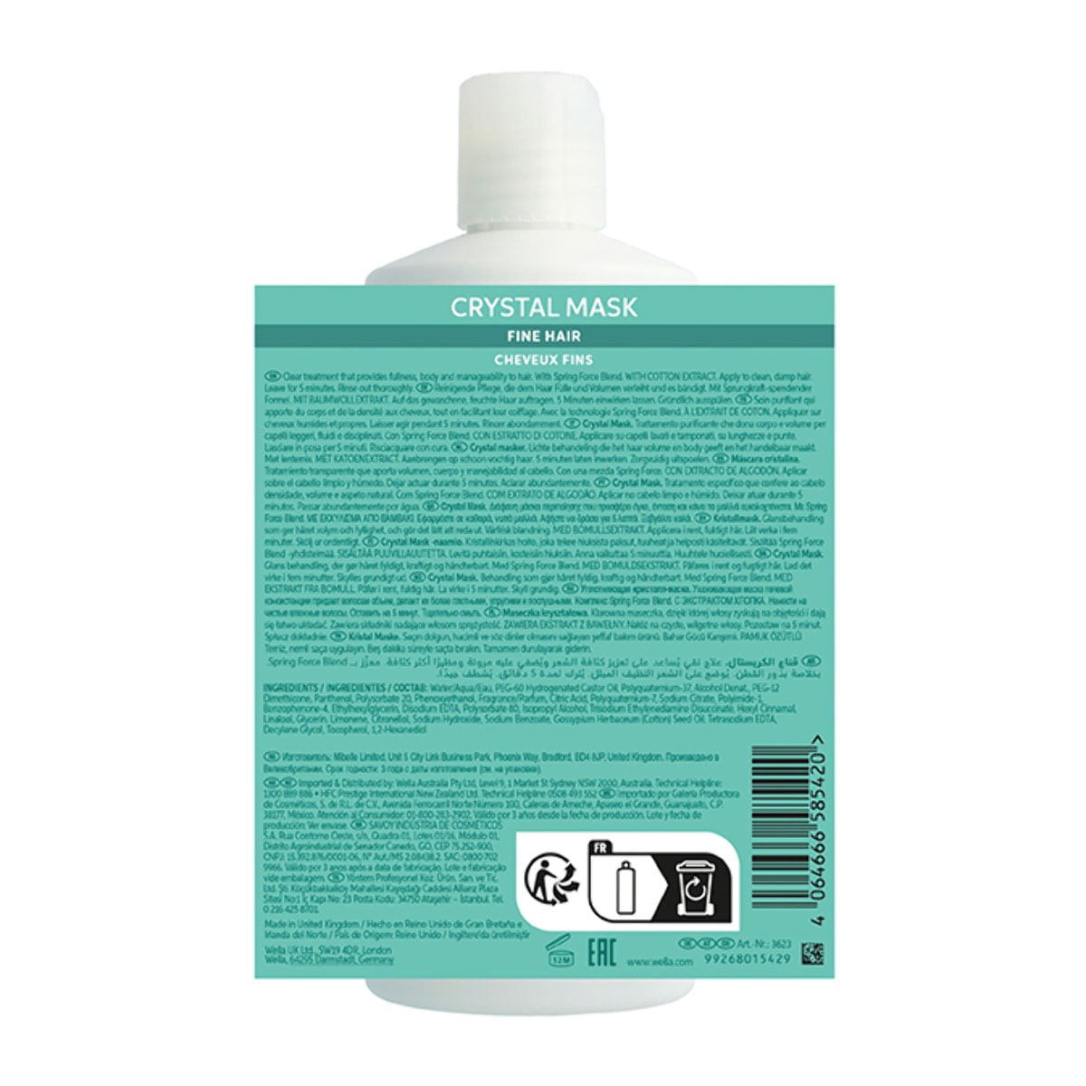 WELLA Invigo Volume Boost Crystal Mask 500ml