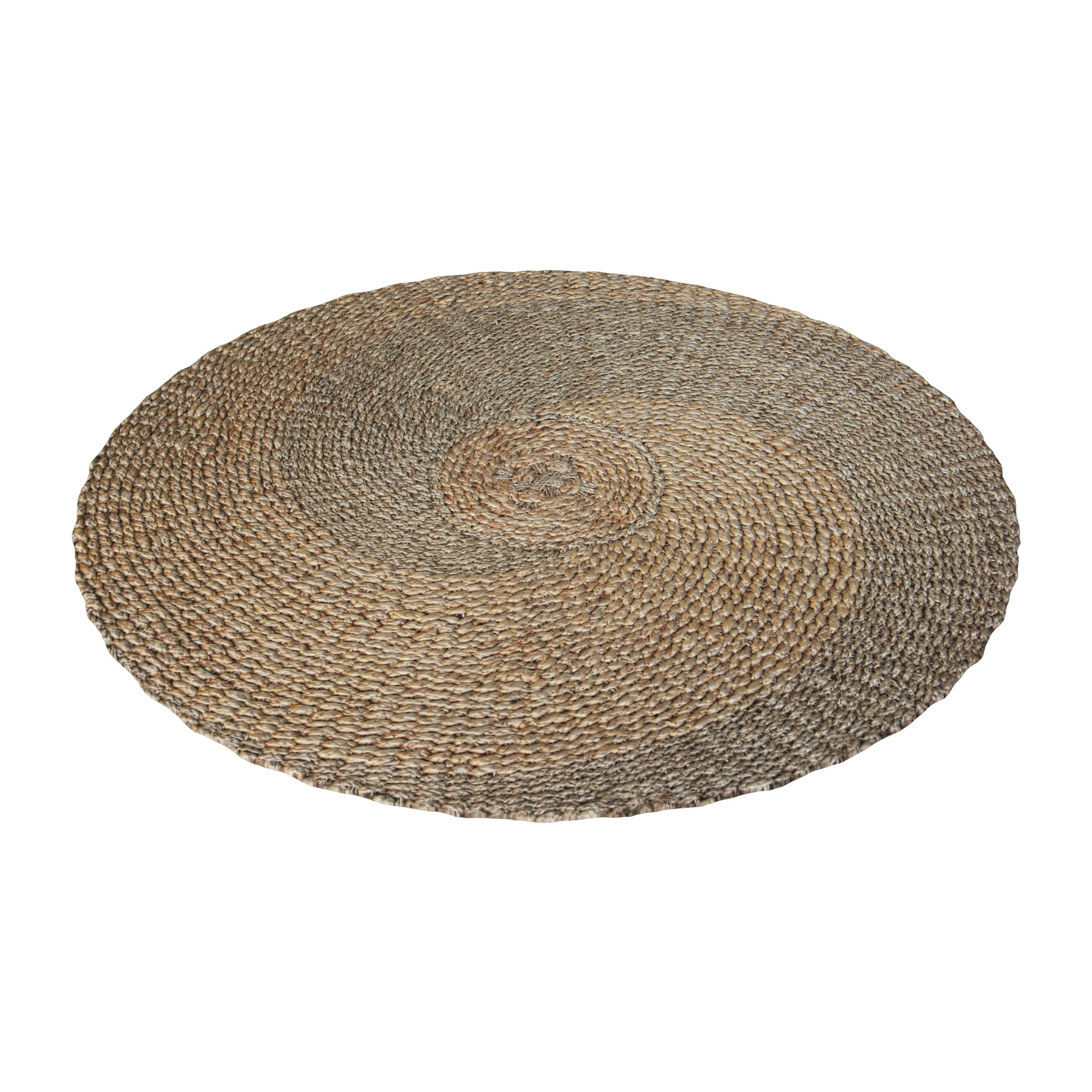 Tapis rond ∅120cm en jacinthe d'eau - Yvy