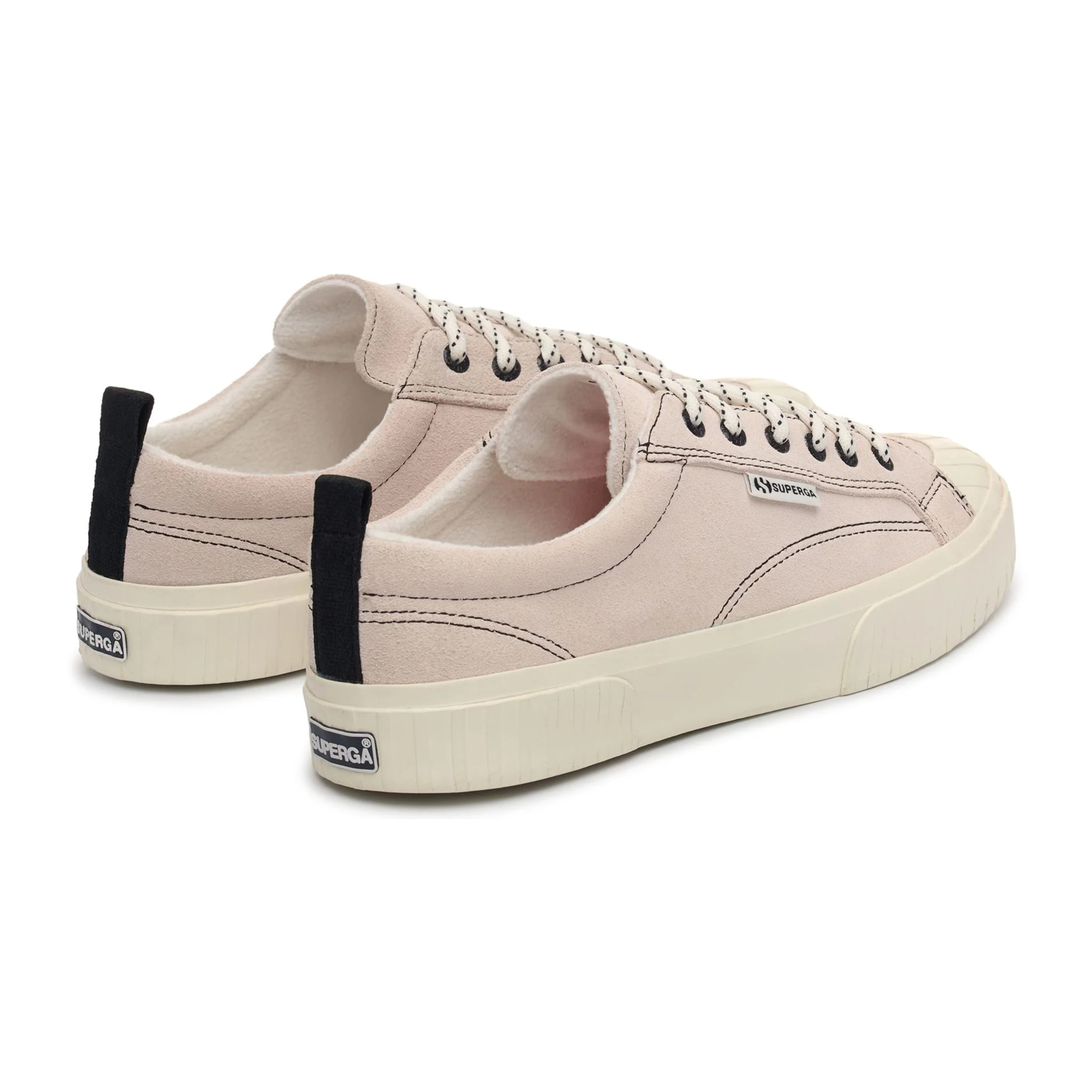 Superga - Zapatillas Unisex Blanco - 2630 STRIPE SUEDE CONTRAST STITCHING