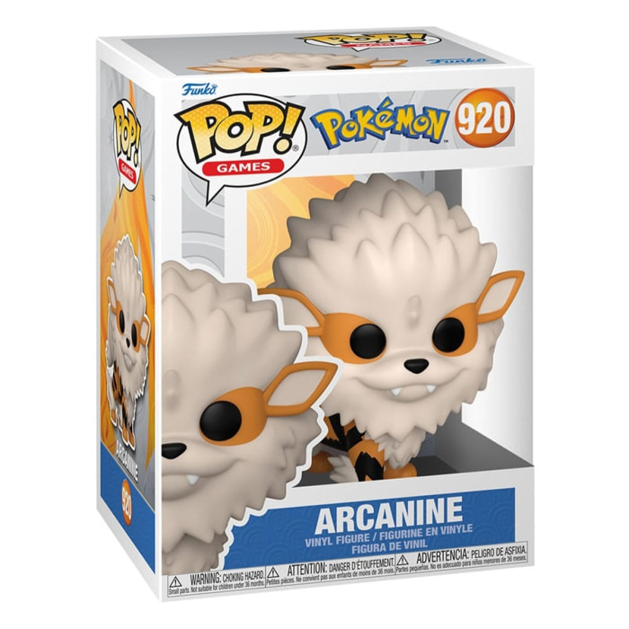 Pokemon Funko Pop! Games Vinile Figura Arcanine 9 Cm