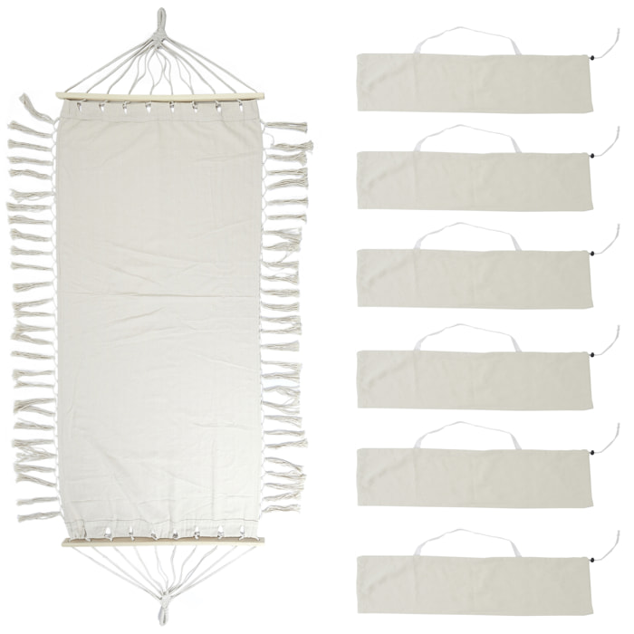 Hammac Franges Terre Inconnue 285x90cm - Lot De 6