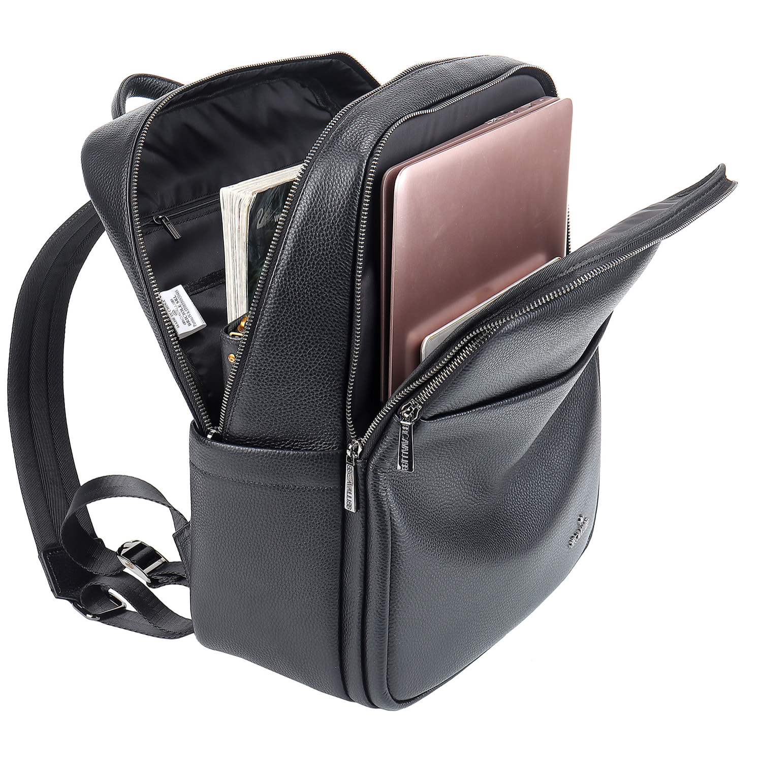 Zaino  unisex In Vera pelle Made in Italy 42x30x15 cm