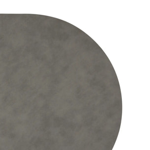 Set de table oval Kim 49x33cm gris