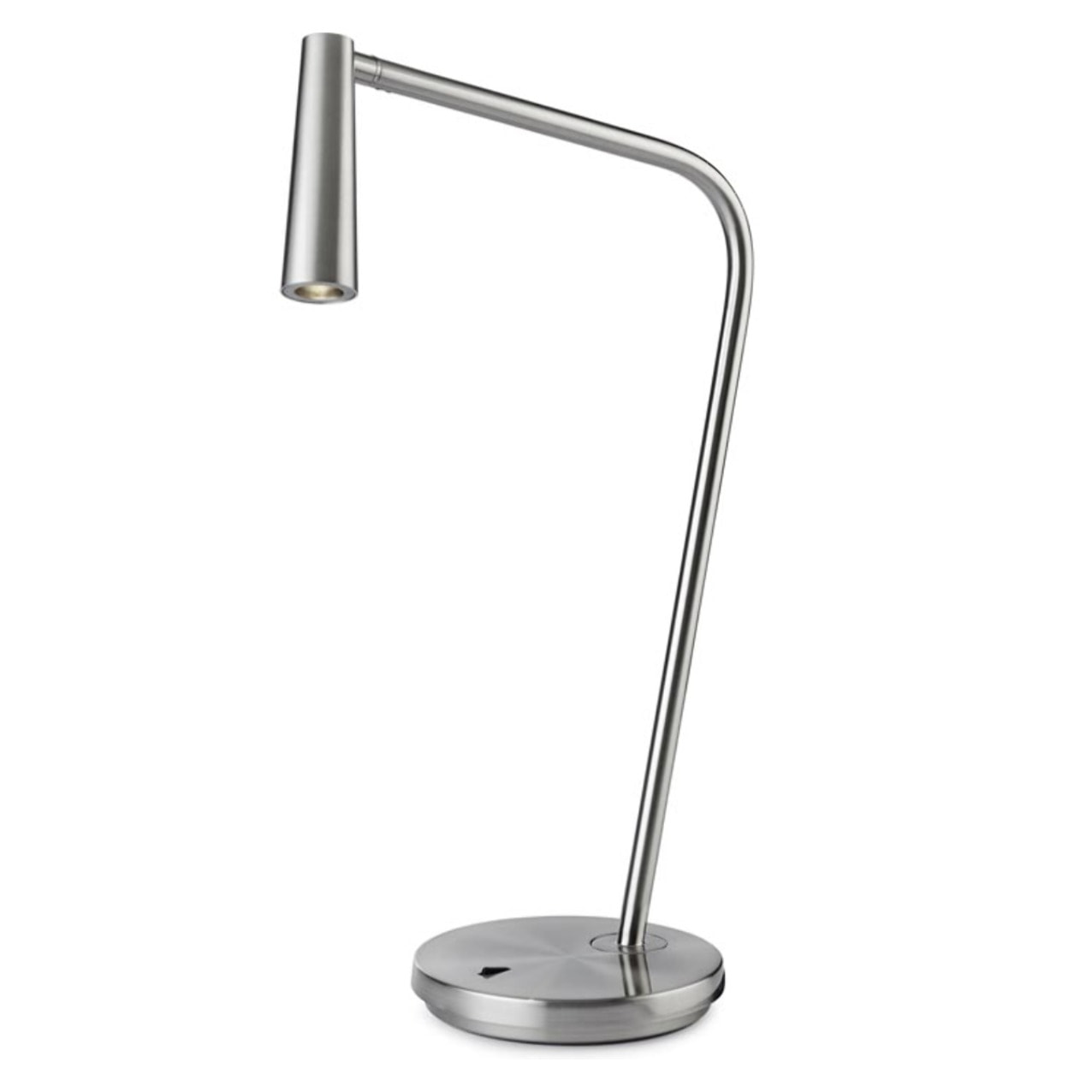 Ledsc4 LedsC4 - Lámpara de Sobremesa Interior LED Eficiente, Níquel Satinado, 121lm, 2700K, Diseño Moderno y Duradero, Serie Gamma