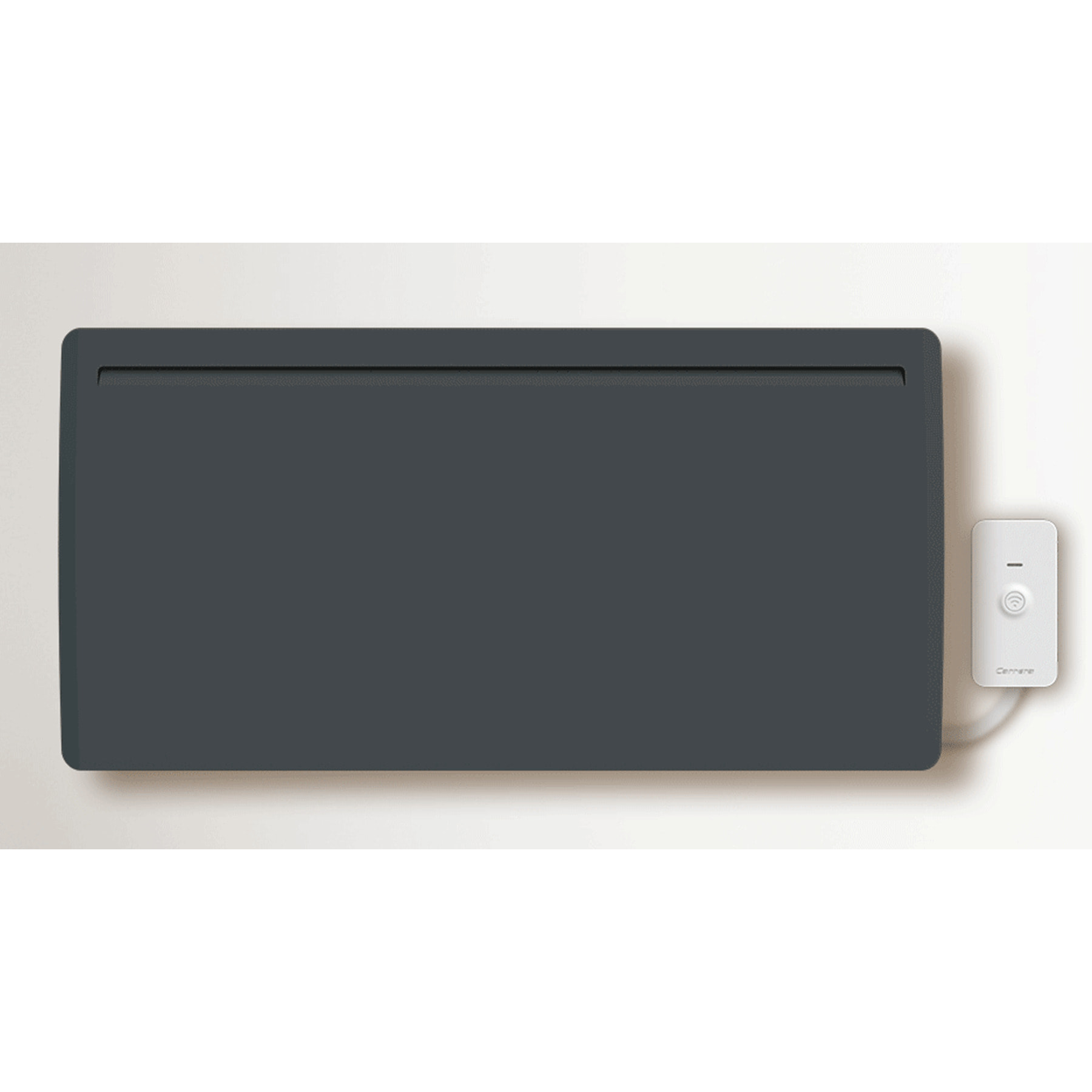 Radiateur électrique LCD céramique gris anthracite 2000W Connecté