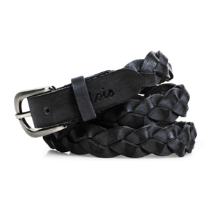 Cinturon Lois De Piel Negro 90