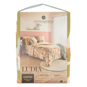 Parure de lit Ludia 220x240cm marron