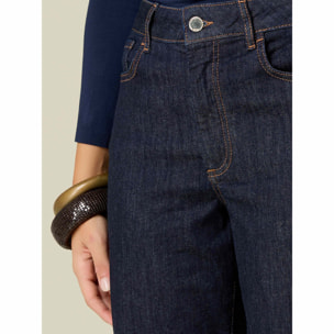 Oltre - Jeans regular in denim rinse - Blu