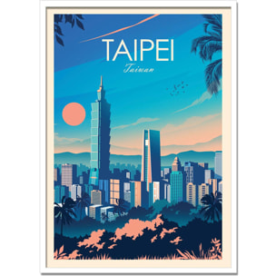 Affiche - Taipei Taiwan - Studio Inception