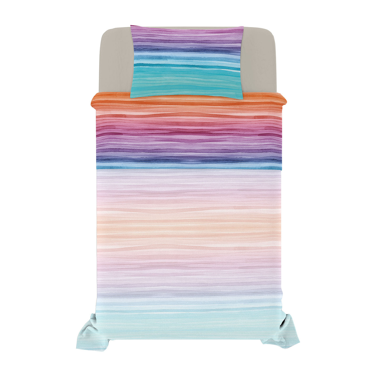 COMPLETO LETTO FANTASY PIAZZA E MEZZA - 100% MICROFIBRA