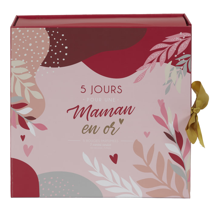 BOUGIE PARFUMEE X5 CALENDRIER MAMAN