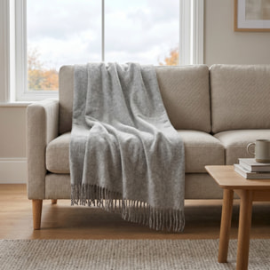 Plaid in poliestere - Grigio chiaro/Grigio scuro