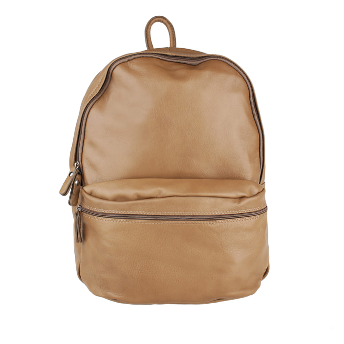 Chicca Borse Borsa Zaino Beige