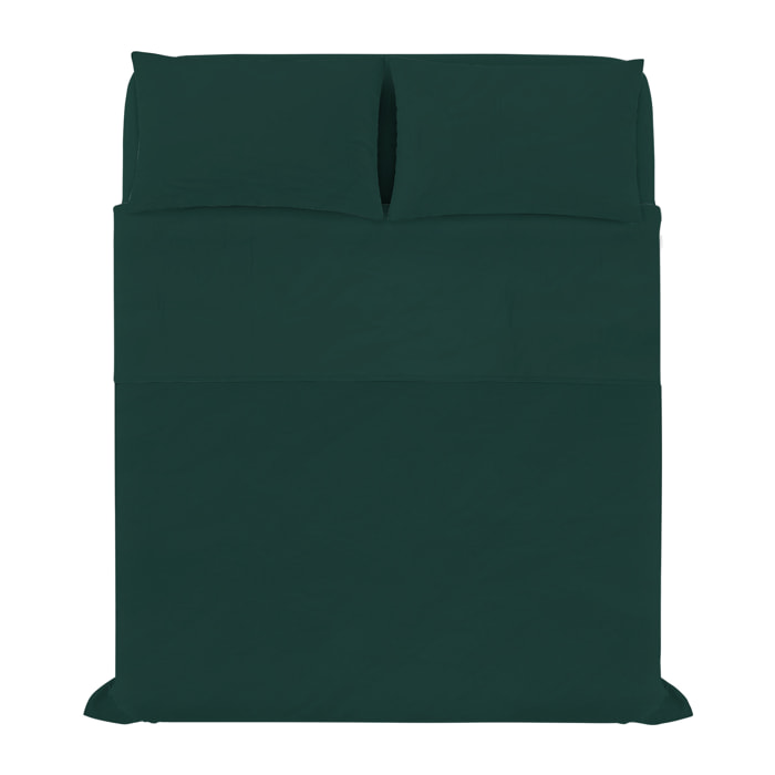 COMPLETO LETTO WATER WASHED, 100% Microfibra, No Stiro - OTTANIO