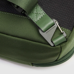 Piquadro Zaino monospalla uomo in tessuto riciclato