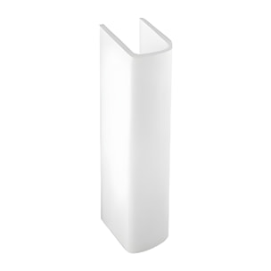Jacob Delafon Colonne en céramique, compatible avec lavabo Struktura, Blanc