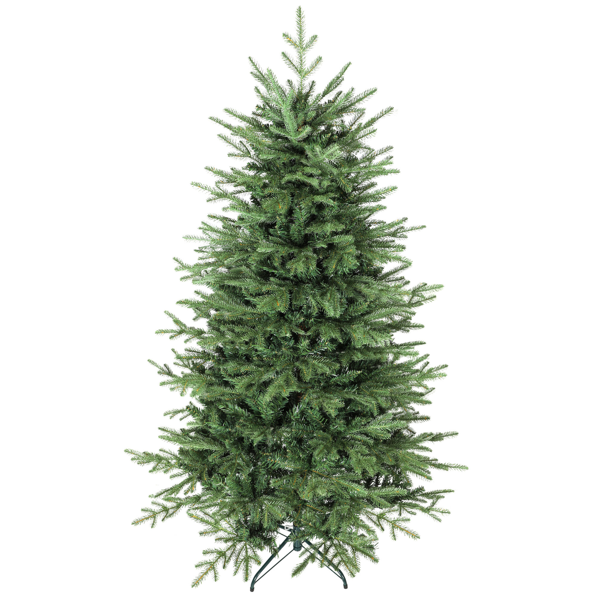 Árbol de Navidad Artificial 180 cm, Árbol de Navidad con 1794 Ramas Densas, Soporte Metálico Plegable, Fácil Montaje, para Salón, Interior, Verde