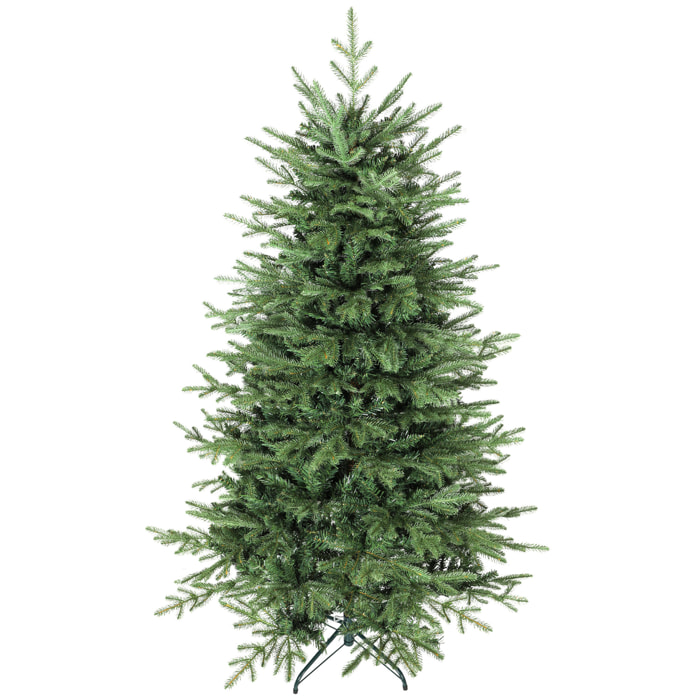Árbol de Navidad Artificial 180 cm, Árbol de Navidad con 1794 Ramas Densas, Soporte Metálico Plegable, Fácil Montaje, para Salón, Interior, Verde