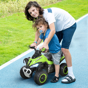 Quad Correpasillos para Niños +18 Meses con Luces y Música 67,5x38x44cm Verde