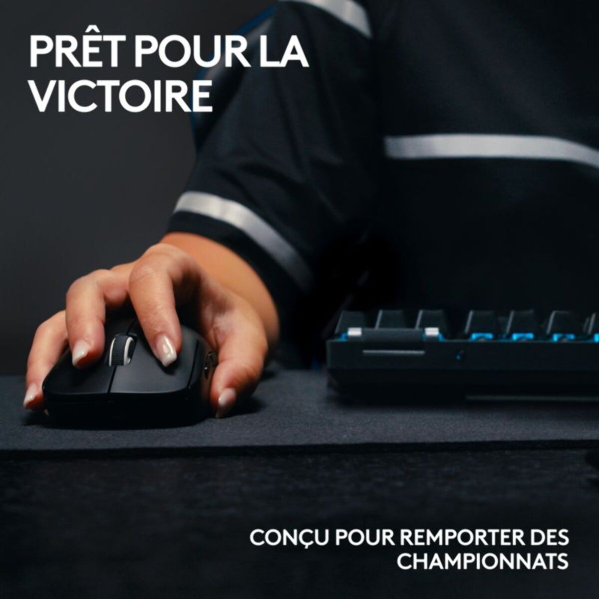 Clavier gamer sans fil LOGITECH Pro X LIGHTSPEED  TKL Tactile Noir