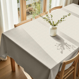 Nappe en résine anti-taches XL Uni lin 101