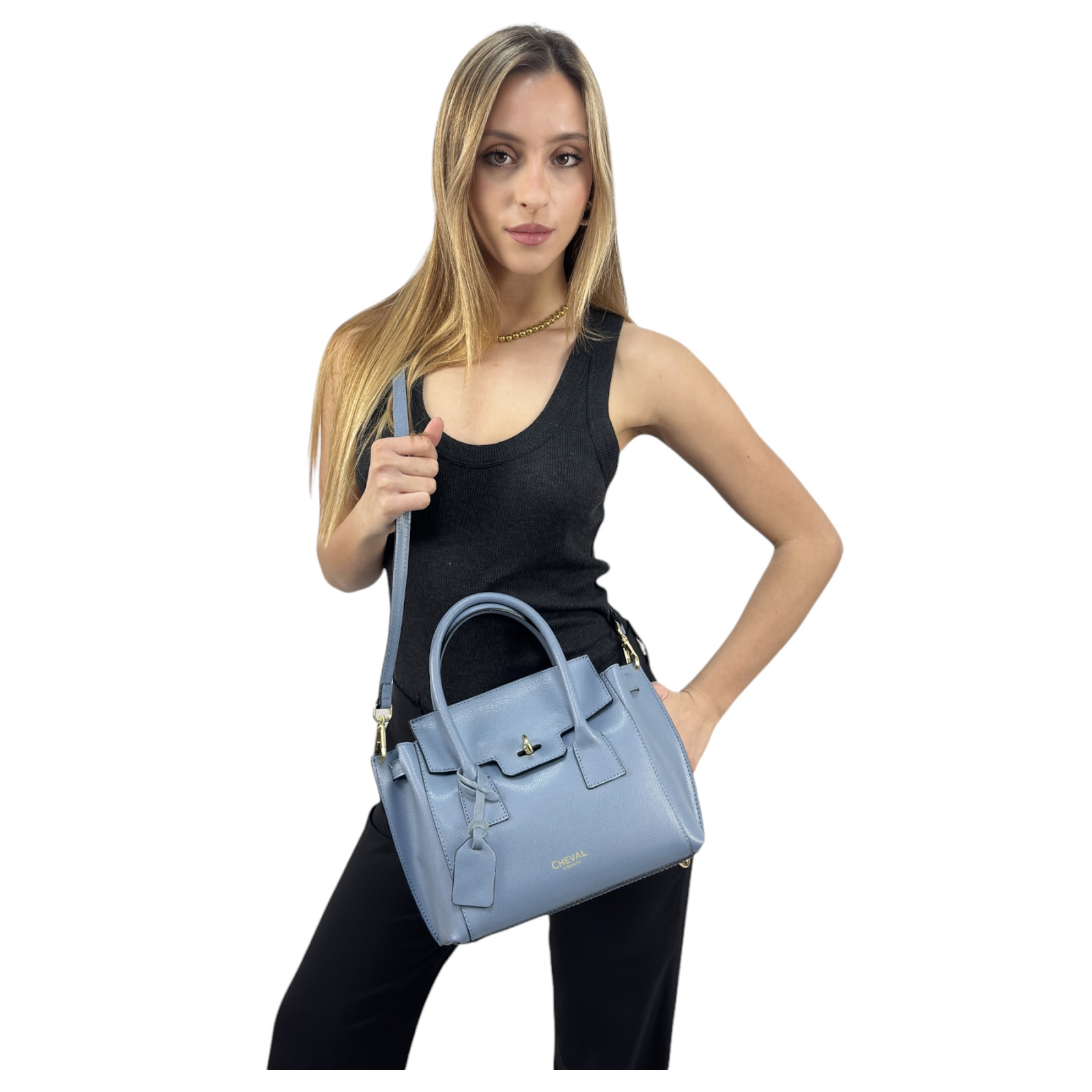 Bolso de mano Cheval Firenze Atria Mini Cielo Azul