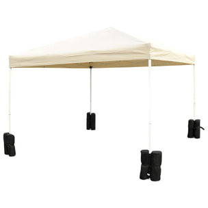 Pack 4 Pesos para Carpas Bolsas de Pesos Pesas de Piernas para Cenador Pabellón Gazebo Bolsas de Arena para Exteriores Negro