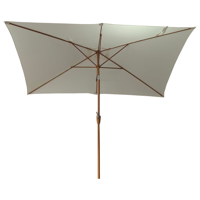 Parasol droit HAPUNA rectangulaire 2x3m -