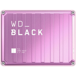Disque dur externe WESTERN DIGITAL 2To Black P10 Game Drive Pink Worldwide