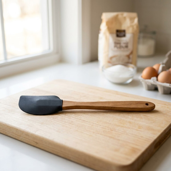 Spatule à pâtisserie silicone 27 cm Fackelmann Acacia