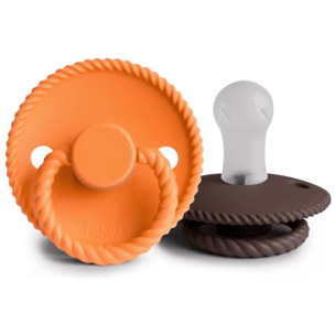 Frigg Pack 2 Chupetes Block Silicona Rope