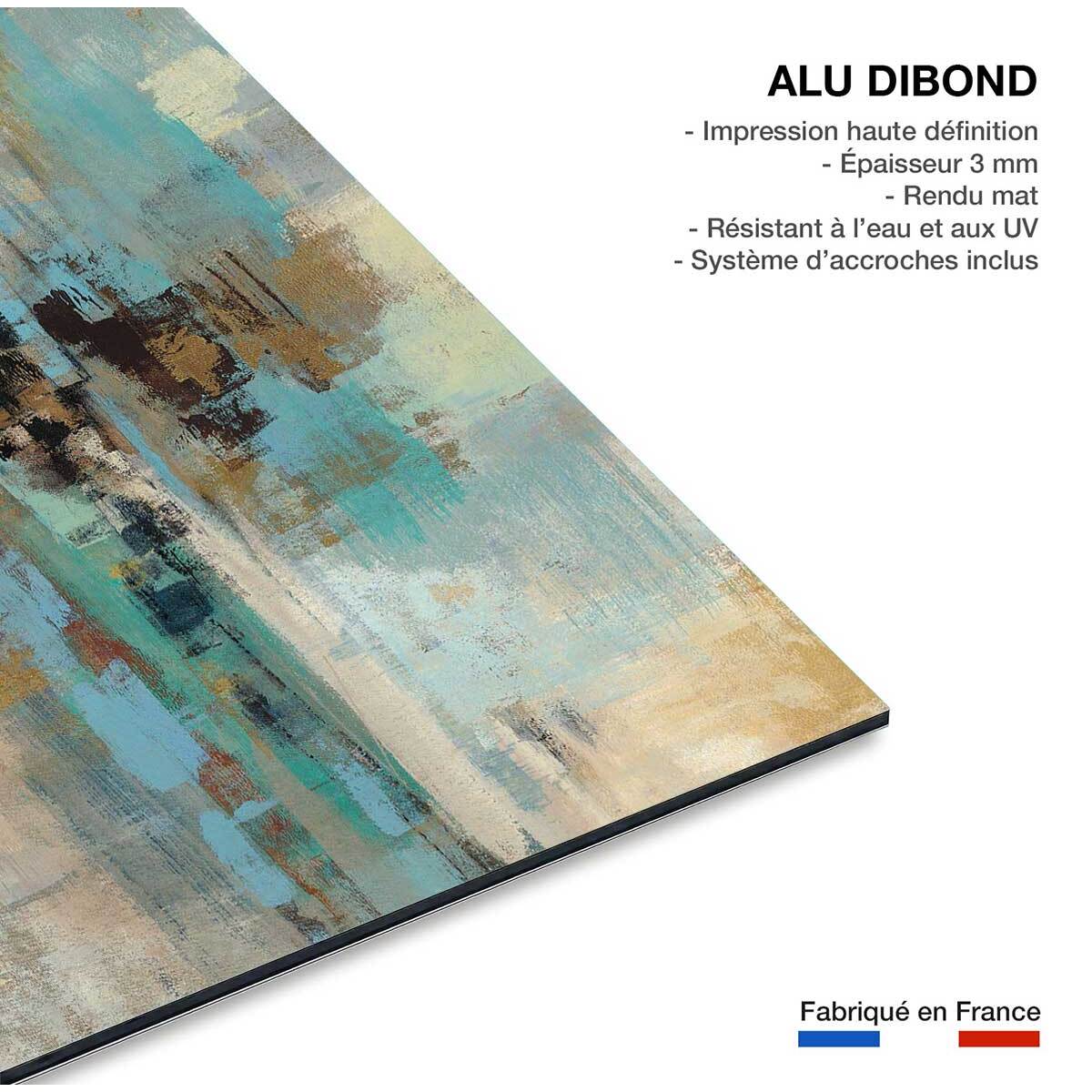 Tableau moderne murale Fjord Tableau alu Dibond