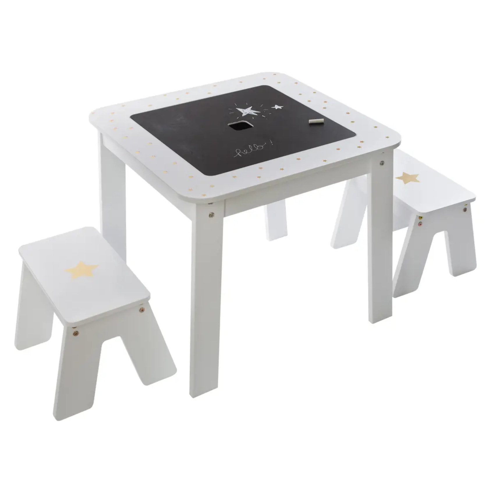 Table & 2 tabourets fille