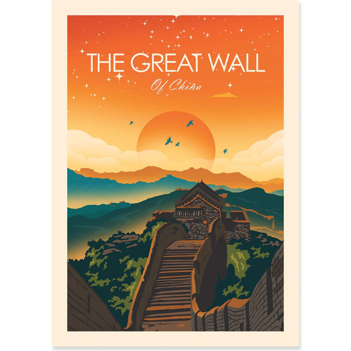 Affiche - The great Wall of China - Studio Inception