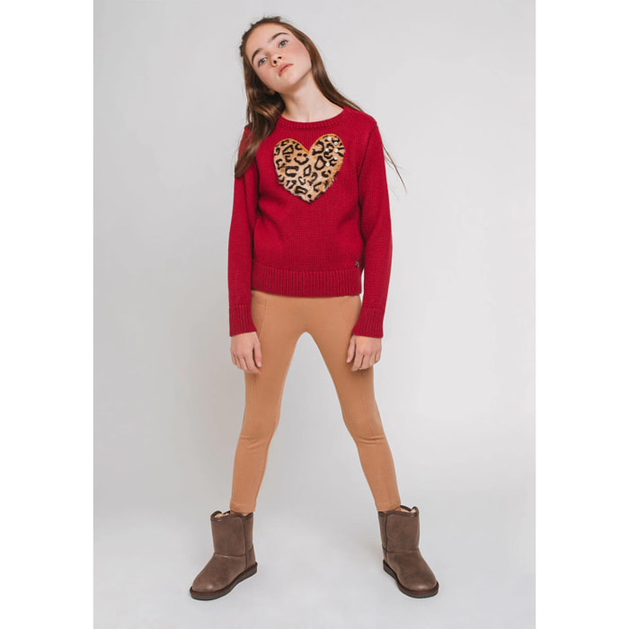 Leggings camel de niña