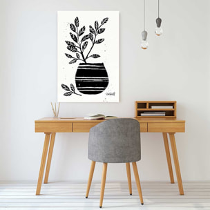 Déco murale poterie et botanique Toile imprimée